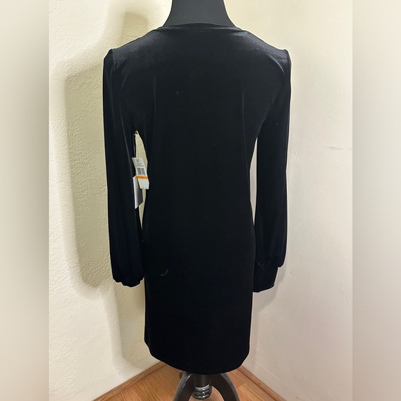 One State Nordstrom Velvet Dress Size Small Black - Picture 9 of 10
